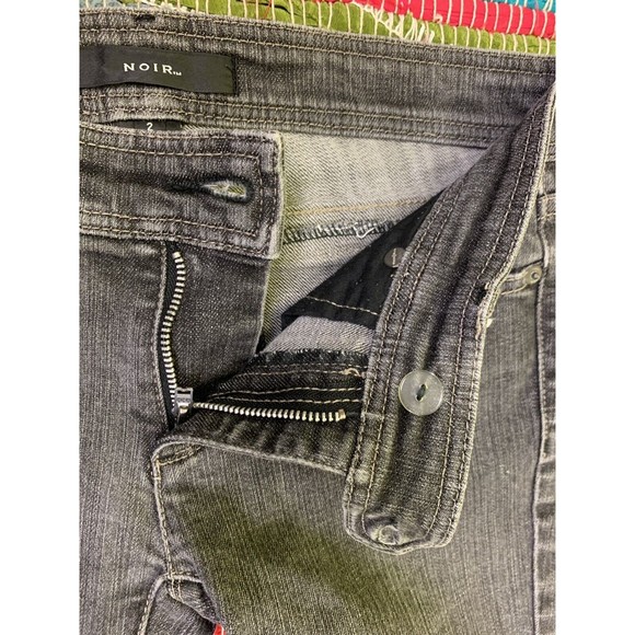 NIOR Jeans Women’s Size 2 Gray Denim Dark Wash Cotton Pockets Stretch - Picture 10 of 11